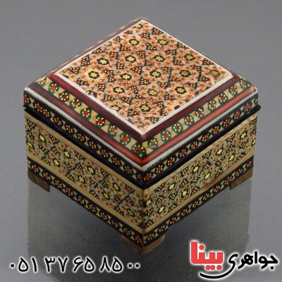 جعبه جواهر قاب انگشتری خاتم کاری _کد:13961