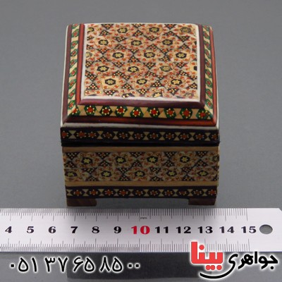 جعبه جواهر قاب انگشتری خاتم کاری _کد:13961