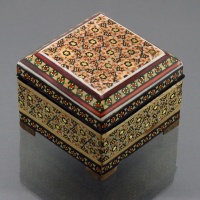 جعبه جواهر قاب انگشتری خاتم کاری 