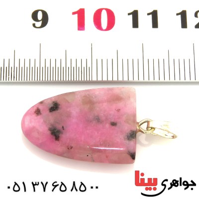 گردنبند رودونیت تراش خاص _کد:13971