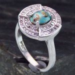 نیشابوری زنانه رودیوم مدل آتنا _کد:13974