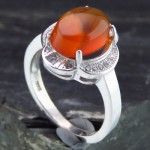 زنانه رودیوم مدل گل _کد:13975
