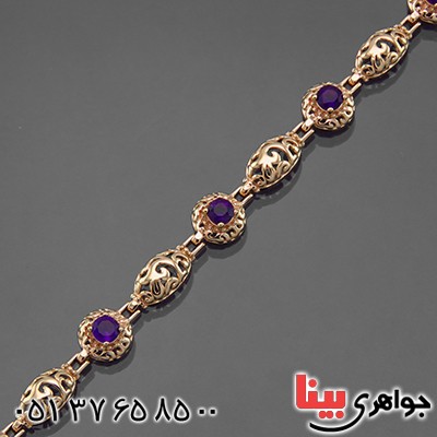 دستبند آمتیست زنانه مانی باشکوه و مجلسی _کد:1950