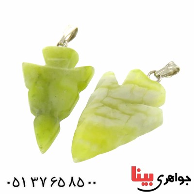 گردنبند جاسپر تراش کاج _کد:14002