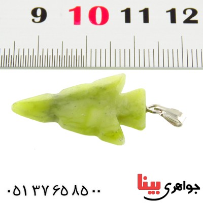 گردنبند جاسپر تراش کاج _کد:14002