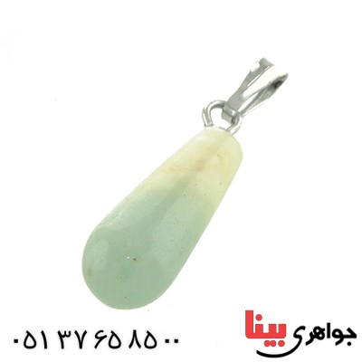 گردنبند عقیق تراش اشکی _کد:14017