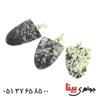 گردنبند عقیق سفید طرح دار خوشرنگ گردنبند عقیق سفید طرح دار خوشرنگ