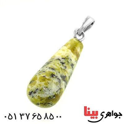 گردنبند مار سنگ تراش اشکی _کد:14128