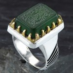 مردانه درشت خوشرنگ حکاکی گود سوره توحید _کد:1976