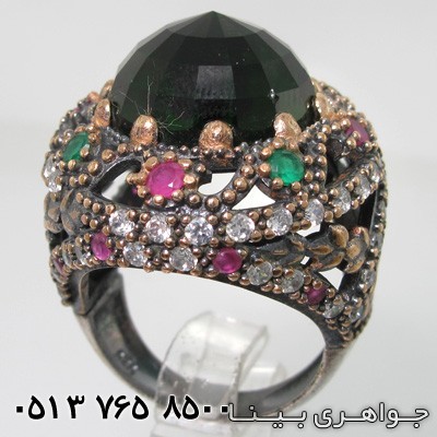 انگشتر جید گنبدی عثمانی