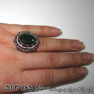 انگشتر جید بیضی عثمانی