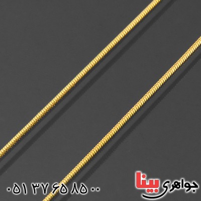 زنجیر طلایی 45 سانتی مدل ابریشمی _کد:14217