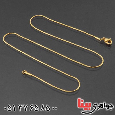 زنجیر طلایی 45 سانتی مدل ابریشمی _کد:14217