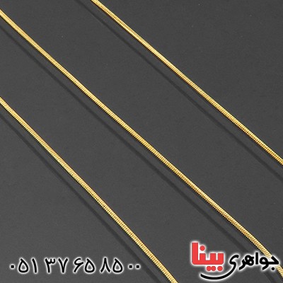 زنجیر طلایی 45 سانتی مدل ابریشمی _کد:14217