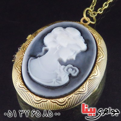گردنبند قاب عکسی طرح پرنسس _کد:14227