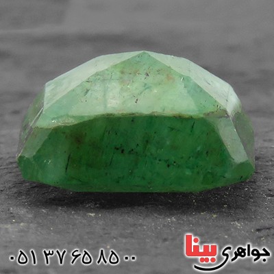 نگین انگشتر زمرد مربعی ترکیبی درشت خوشرنگ _کد:14242