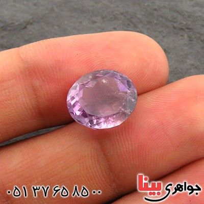 نگین انگشتر آمتیست درشت خوشرنگ _کد:14282