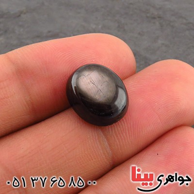 نگین انگشتر یاقوت کبود دامله رتیلی _کد:14301