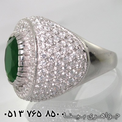 انگشتر زمرد سنتاتیک