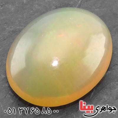 نگین انگشتر اوپال کبود با بازی رنگ خاص _کد:14320