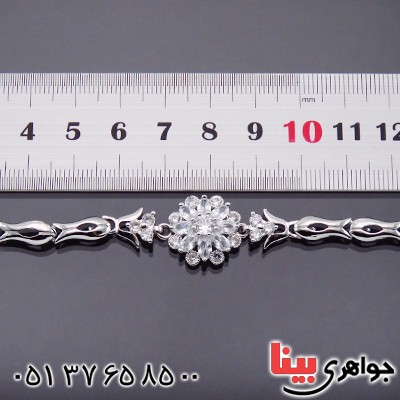 دستبند اتمی زنانه مدل گل _کد:14381