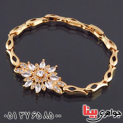 دستبند اتمی زنانه مدل خورشید _کد:14411