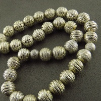 تسبیح نقره ای سندپلاست 33 دانه ای درشت 