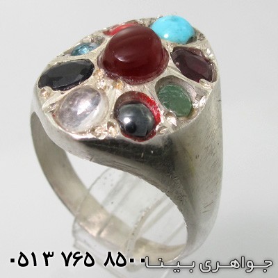 انگشتر چند جواهر فیلی