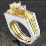 الماسی زنانه درشت طرح پرنسسی _کد:14462