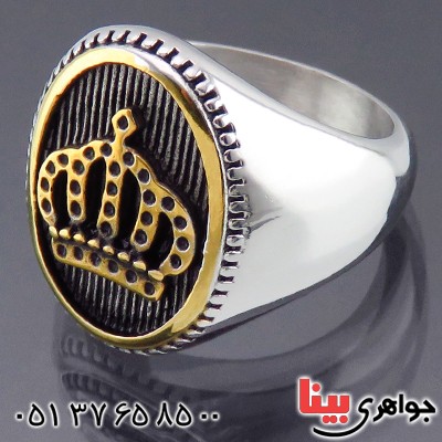 انگشتر مردانه مدل سلطان _کد:14483