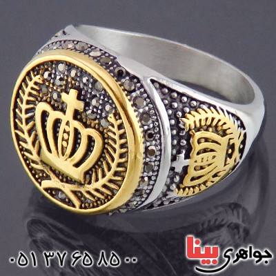 انگشتر مردانه مدل پادشاه _کد:14503