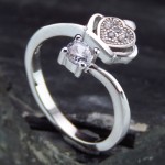 الماسی بند انگشتی طرح تاج _کد:14517