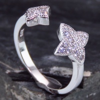 انگشتر نقره الماسی بند انگشتی ستاره 