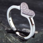  الماسی بند انگشتی قلب _کد:14535