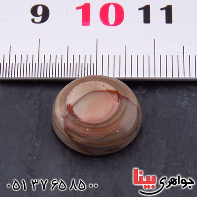 نگین انگشتر عقیق یمنی باباقوری درشت خوشرنگ و خوش نقش _کد:14560