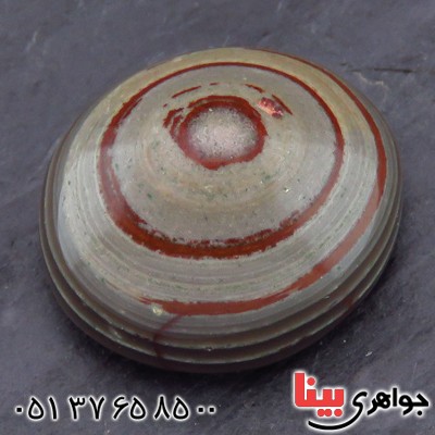 نگین انگشتر عقیق یمنی باباقوری درشت خوش نقش و خوش رنگ