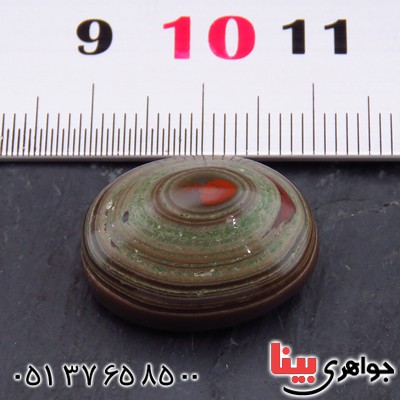 نگین انگشتر عقیق یمنی باباقوری درشت خوش نقش _کد:14577