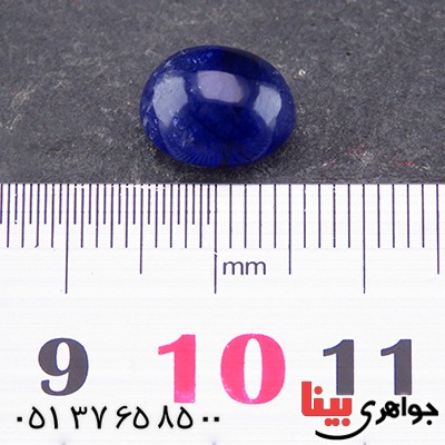 نگین انگشتر یاقوت کبود درشت دامله _کد:14586