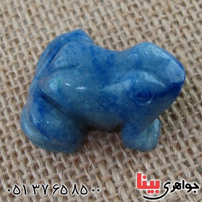 سنگ لاجورد مدل قورباغه _کد:14597