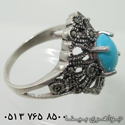انگشتر فیروزه آمریکایی مارکازیت
