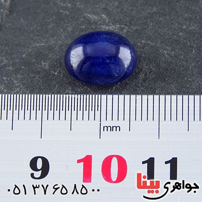 نگین انگشتر یاقوت کبود دامله درشت خوشرنگ _کد:14627