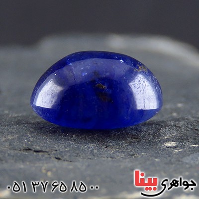 نگین انگشتر یاقوت کبود دامله درشت خوشرنگ _کد:14637