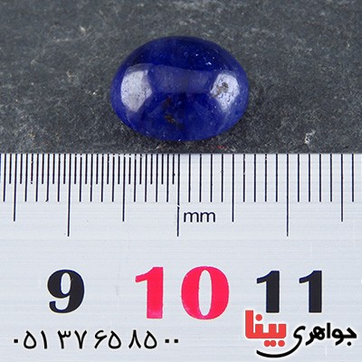 نگین انگشتر یاقوت کبود دامله درشت خوشرنگ _کد:14637