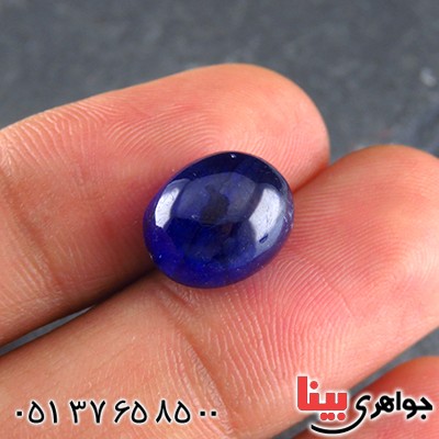 نگین انگشتر یاقوت کبود دامله درشت و خاص _کد:14642