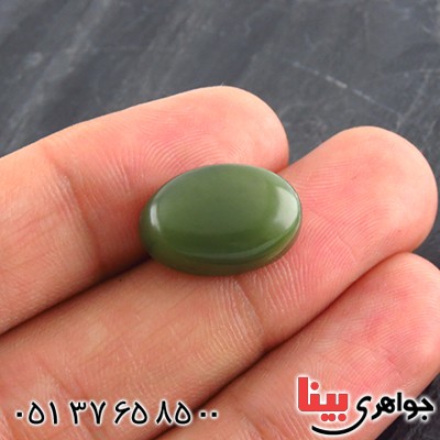 نگین انگشتر یشم درشت خوشرنگ _کد:14700