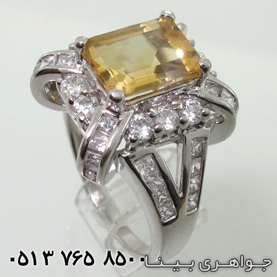 انگشتر سیترین ملکه