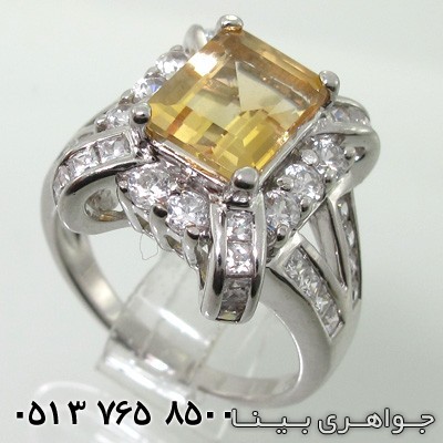 انگشتر سیترین ملکه