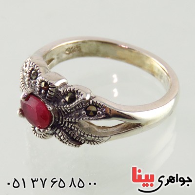 انگشتر یاقوت سرخ زنانه عالی _کد:14876