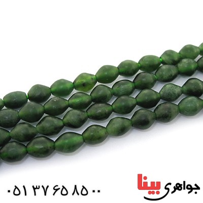 تسبیح شامقصود ۱۰۱ دانه ای افغانی سبز زیتونی خوشرنگ _کد:14963