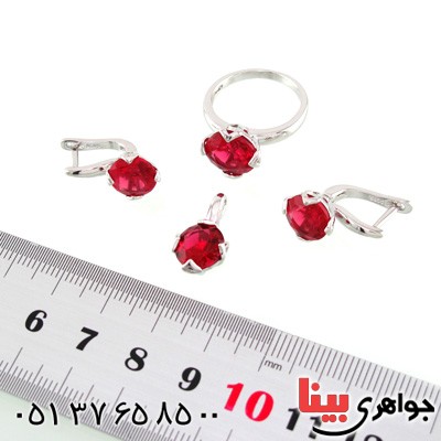 سرویس یاقوت سرخ زنانه رودیوم مدل شیدا _کد:14966